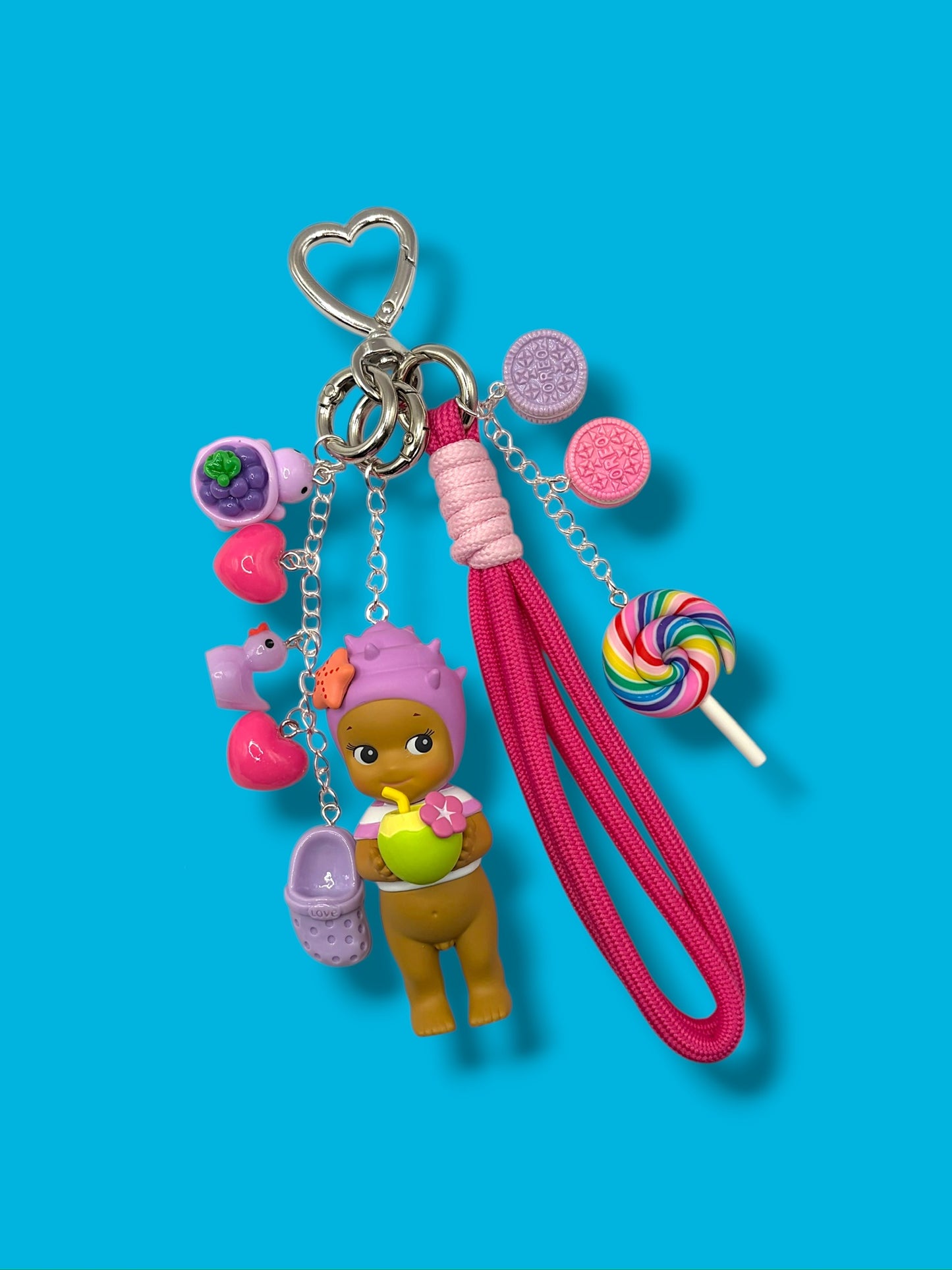 Sonny Angel Summer Vacation Shell - Custom Keychain | Bag Charm