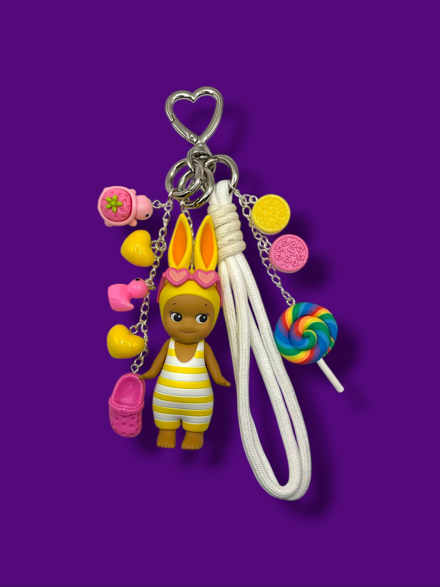 Sonny Angel Summer Vacation Rabbit - Custom Keychain | Bag Charm
