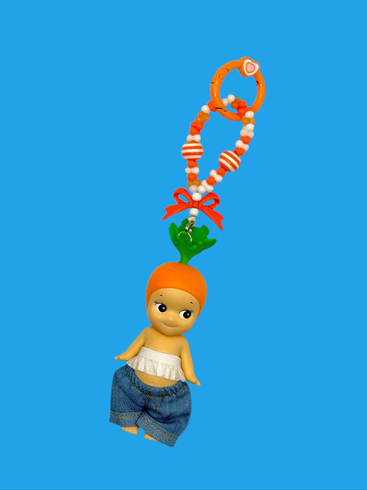 Sonny Angel Vegetable Series Carrot - Custom Keychain | Bag Charm